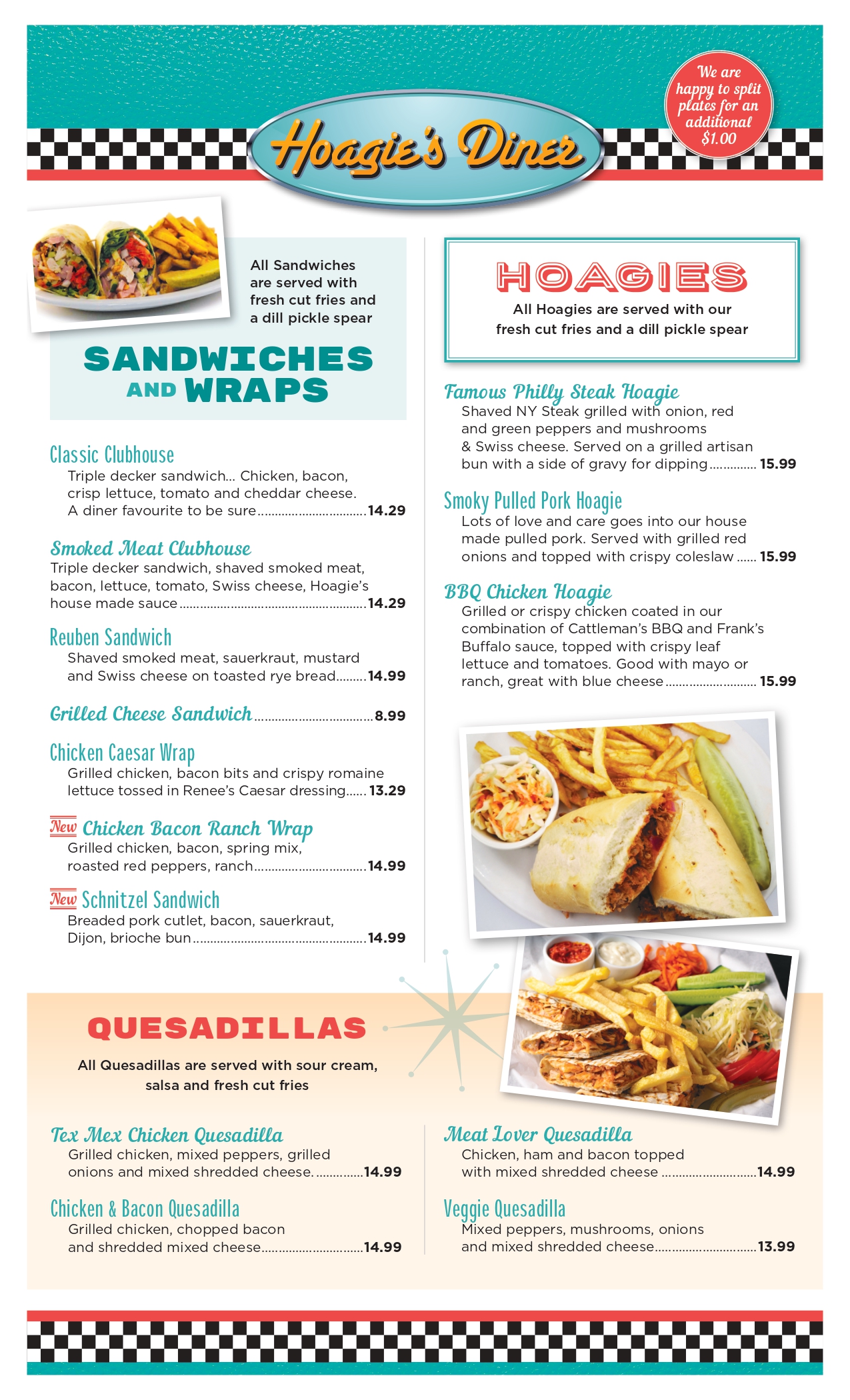 Hoagies Diner Lunch Menu - Food North Bay, Lunch 2